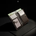 Super Slim Bi-Fold Card Holder Genuine Leather Wallet (The Cosmic)