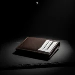 Super Slim Bi-Fold Card Holder Genuine Leather Wallet (The Cosmic)