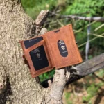 Zomidar Super Slim Snap Button Bi-Fold Antique Leather Wallet (The Cosmic)
