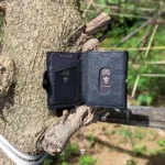 Zomidar Super Slim Snap Button Bi-Fold Antique Leather Wallet (The Cosmic)