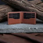 Zomidar Classic Bi-Fold Premium Leather Wallet (The Horizon)