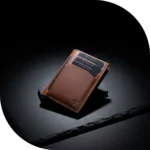 Super Slim Bi-Fold Card Holder Genuine Leather Wallet (The Cosmic)