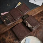 The Multiverse: 2-in-1 Multi-Functional Pop Up Leather Wallet (Trifold & Card Holder)