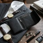 The PopMag: Mini Magnetic Card Holder Leather Wallet