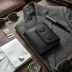 The PopMag: Mini Magnetic Card Holder Leather Wallet