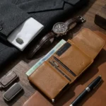 The PopMag: Mini Magnetic Card Holder Leather Wallet