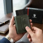 The PopMag: Mini Magnetic Card Holder Leather Wallet