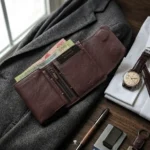 The PopMag: Mini Magnetic Card Holder Leather Wallet