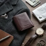 The PopMag: Mini Magnetic Card Holder Leather Wallet