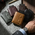 The PopMag: Mini Magnetic Card Holder Leather Wallet