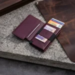 Ultra-Slim Leather Card Holder with Money Clip - The Rapid