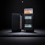 Ultra-Slim Leather Card Holder with Money Clip - The Rapid