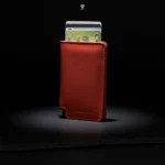 Ultra-Slim Leather Card Holder with Money Clip - The Rapid