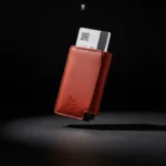 Ultra-Slim Leather Card Holder with Money Clip - The Rapid