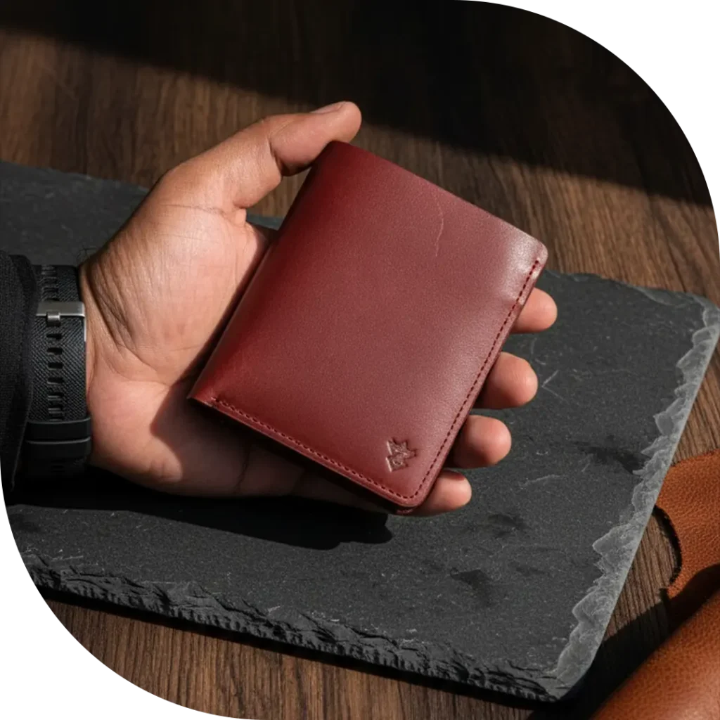Zomidar Premium Quality Original Leather Bi-Fold Wallet (The Galaxy)