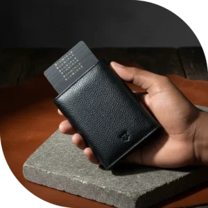 The Magneto | Leather Pop-Up Wallet by ZOMIDAR