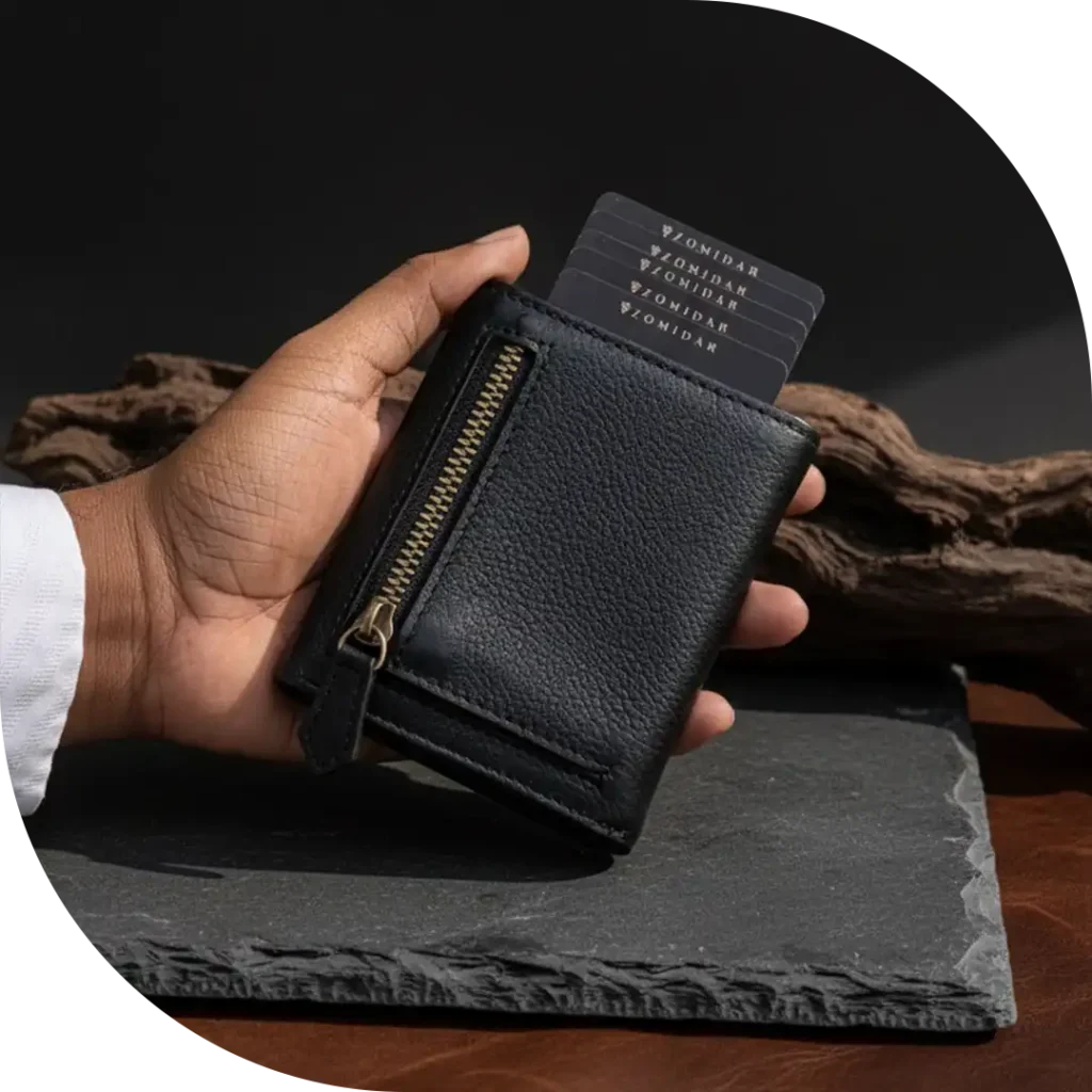 Pop Up Leather Wallet